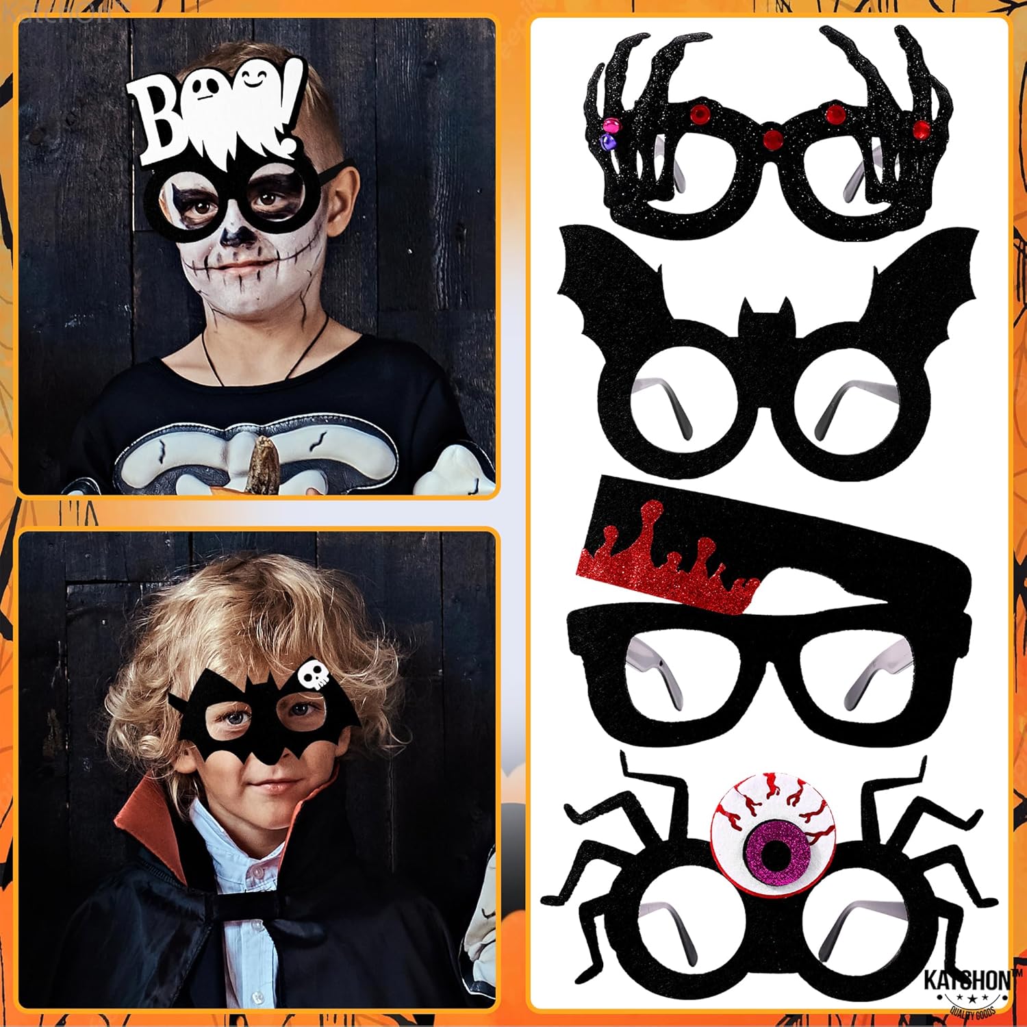 Halloween costume party glasses Spooky Fun for Kids