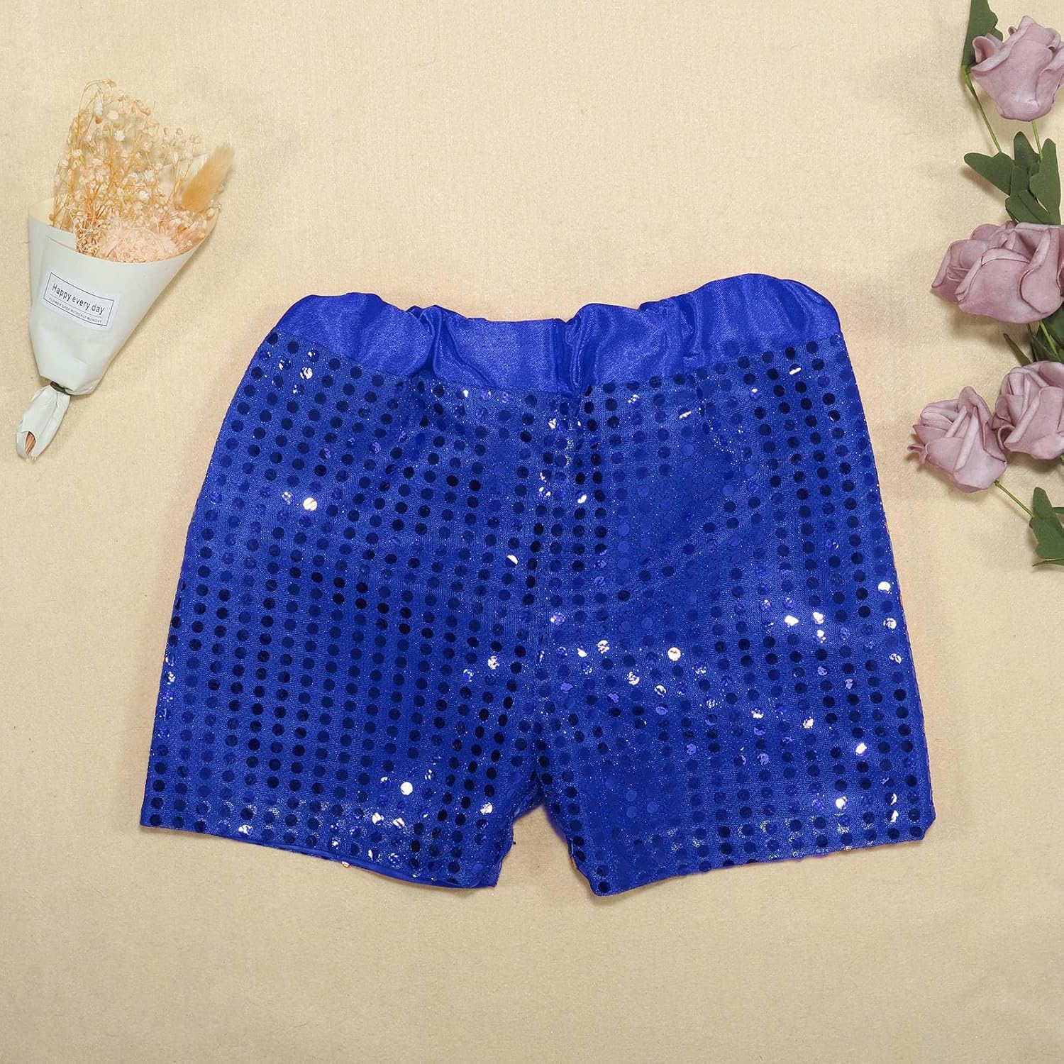 Sequined Dance Shorts for Kids