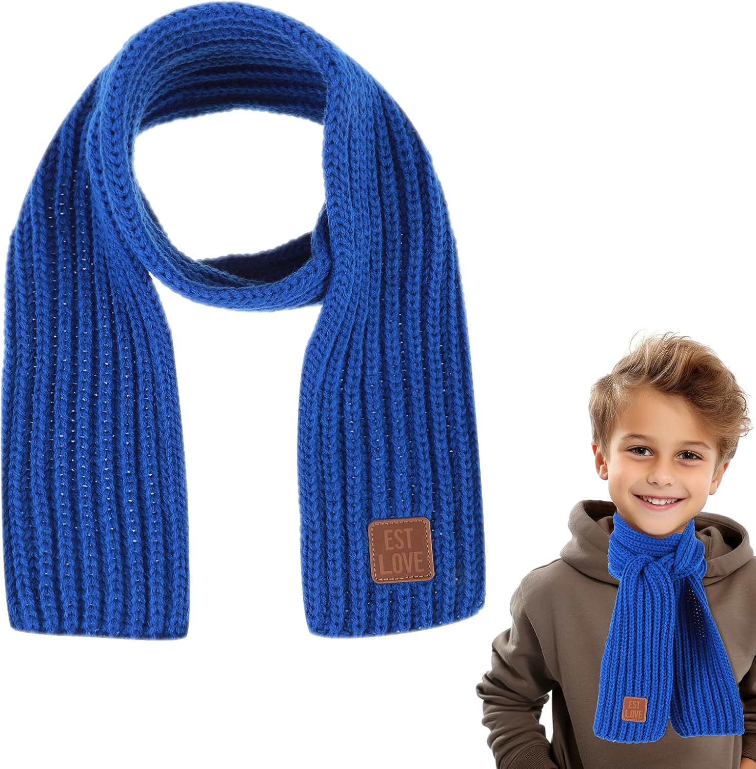 Warm Kids Winter Knit Scarves