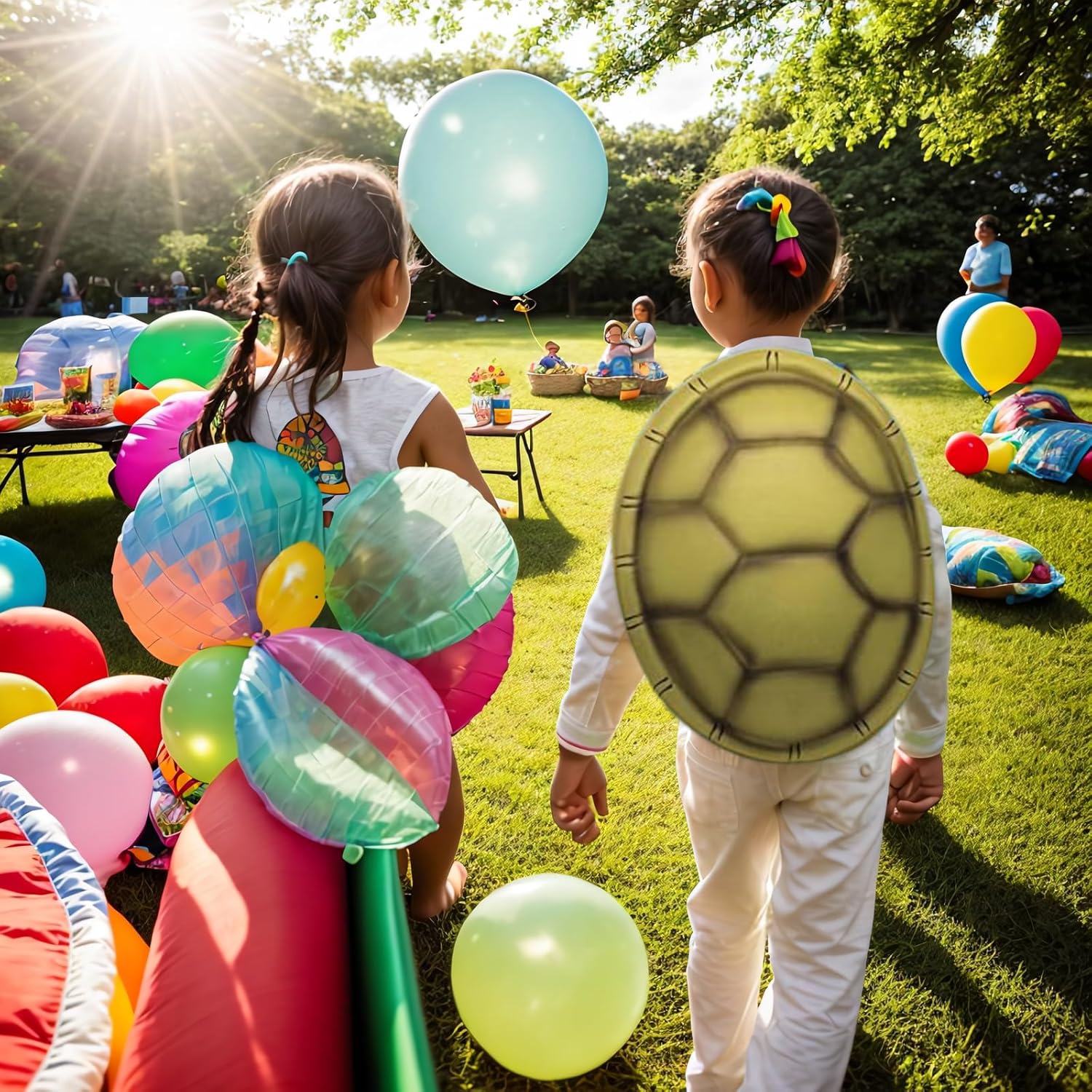 4-Piece Child Turtle Shell Costume