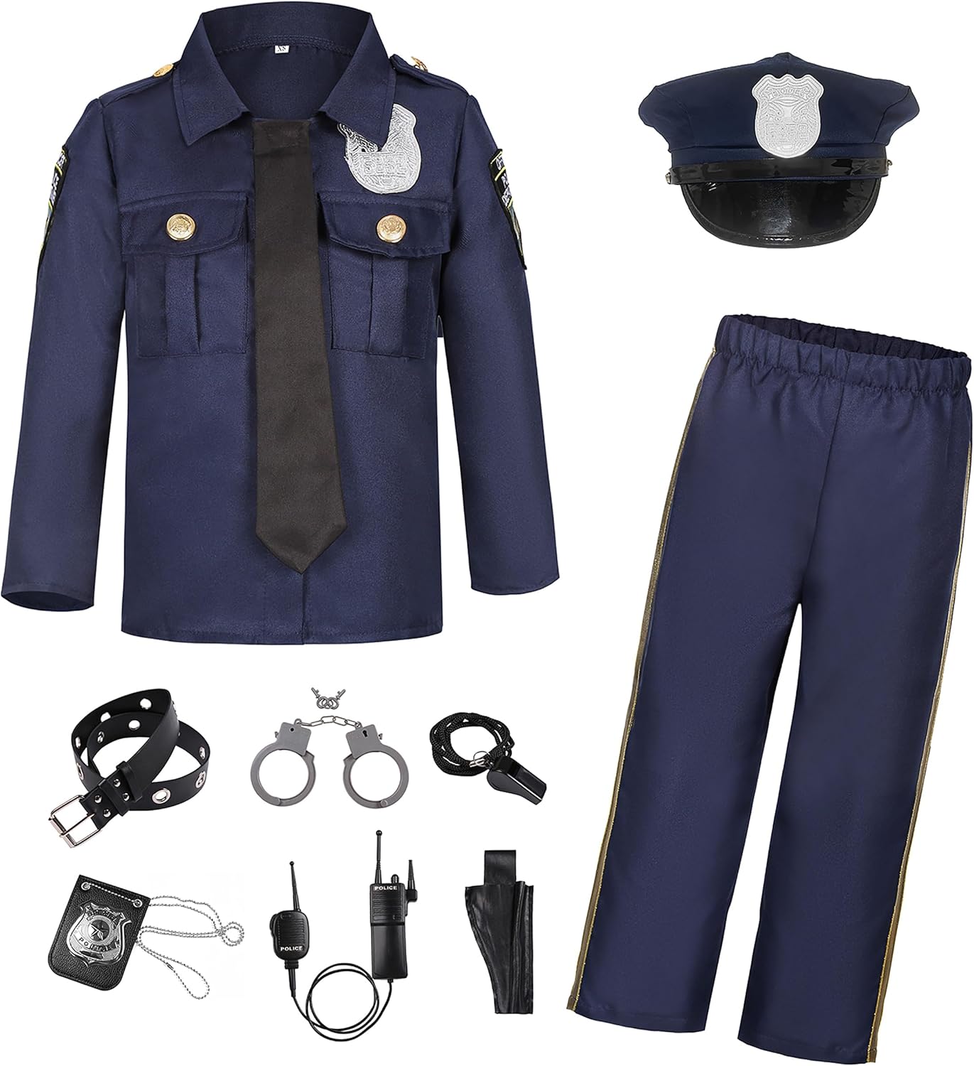 Exclusive Police Costume for Boys Halloween Party Gift