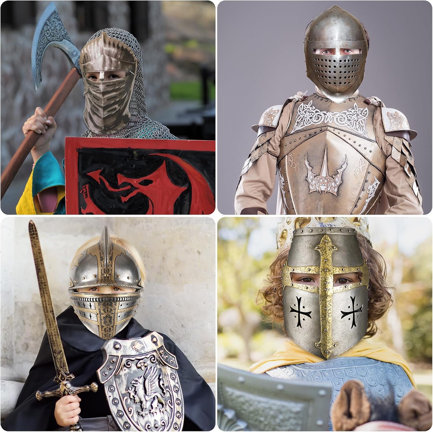 Fascinating Medieval Knight Masks for Kids