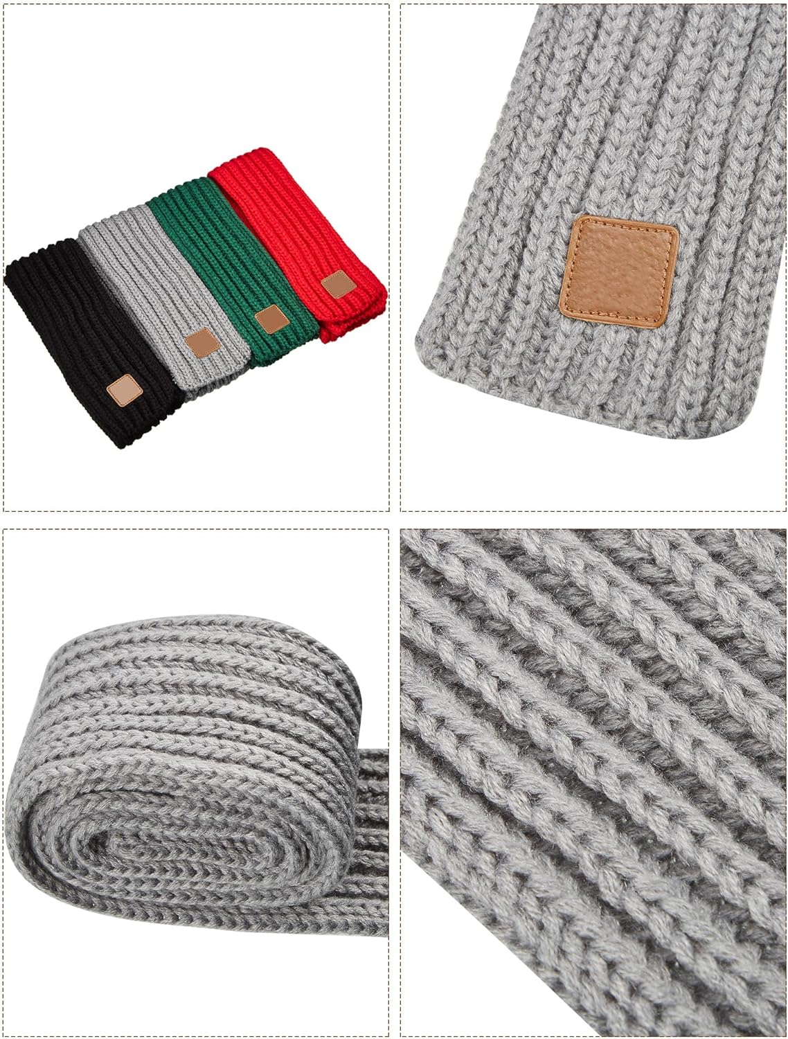 Knitted Winter Scarves for Kids