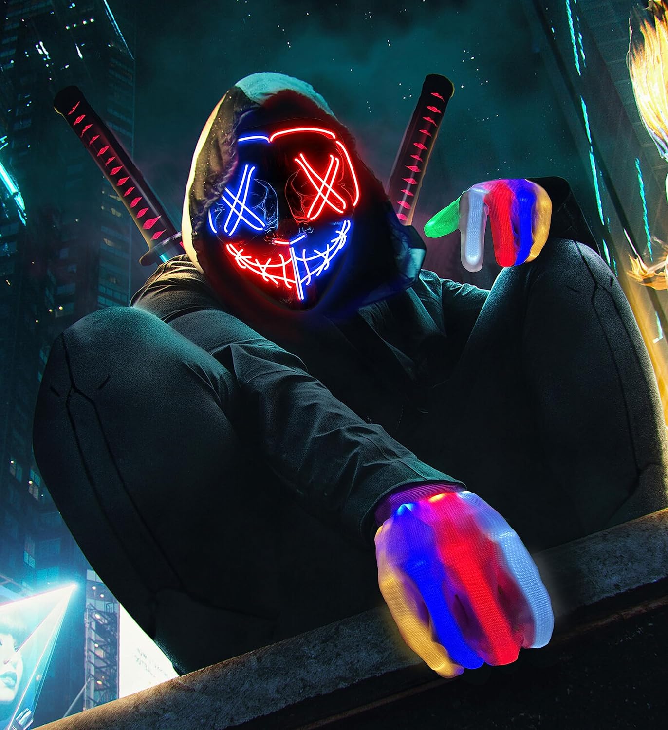 Glow Out Halloween Set from Sago Brothers