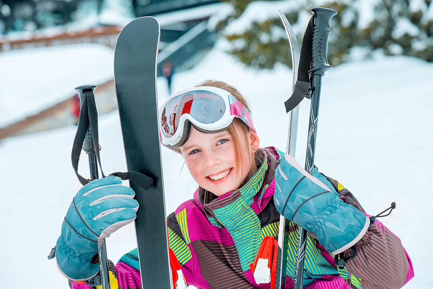 LULLABY KIDS - Insulated Waterproof and Cozy Cotton Gloves for Winter Play