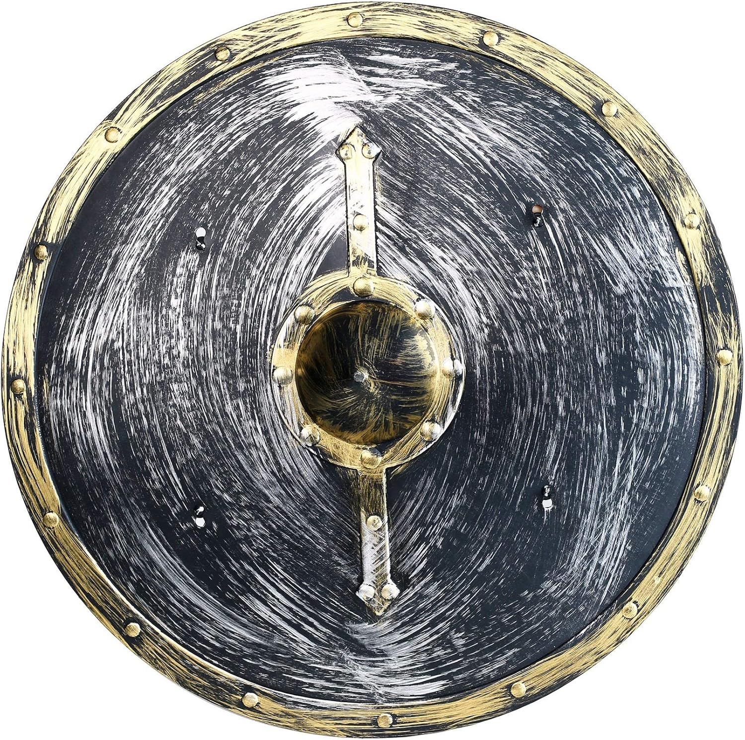 Medieval Round Shield with Spike for Knights