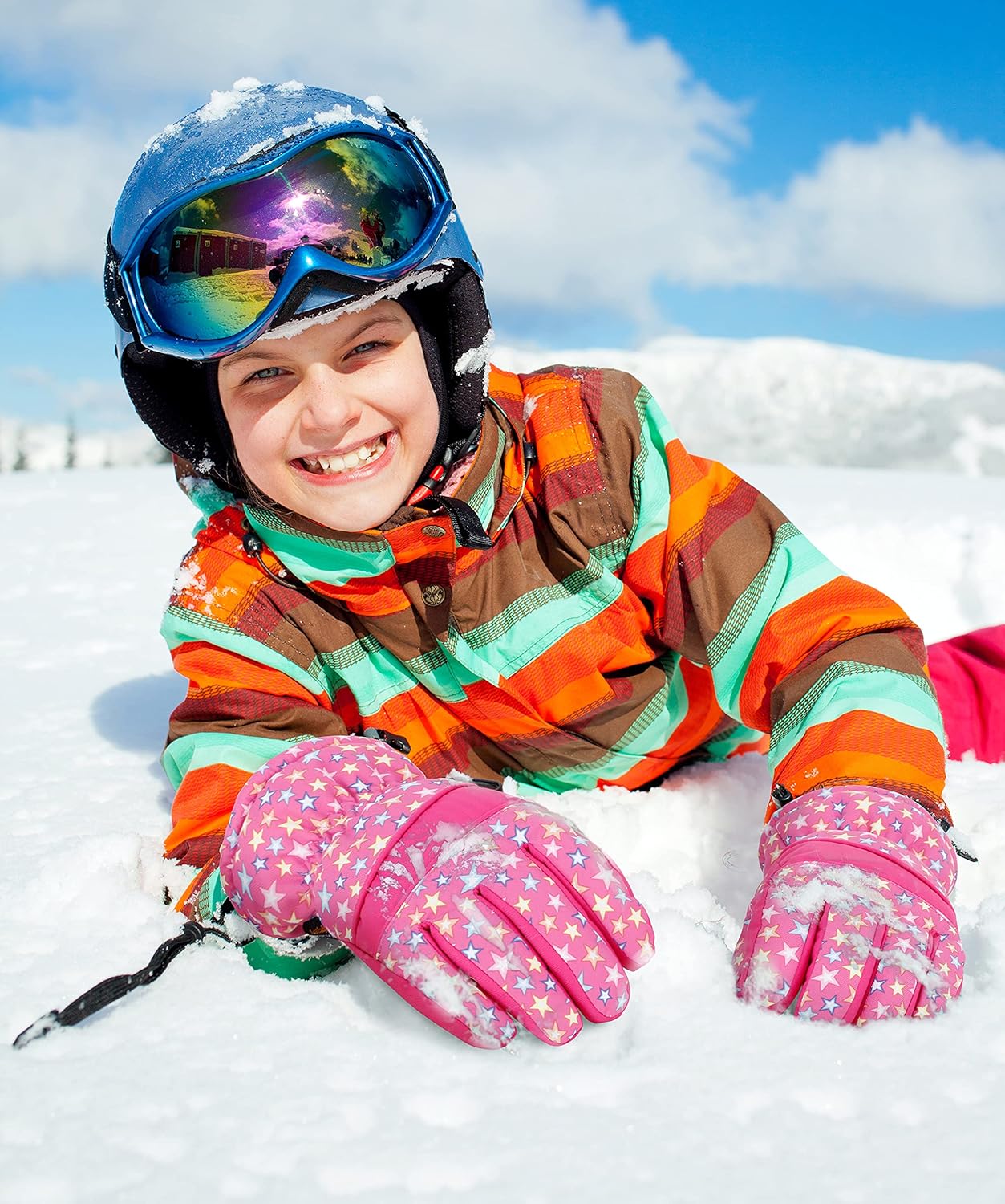 LULLABY KIDS Cotton Childs Snow Gloves