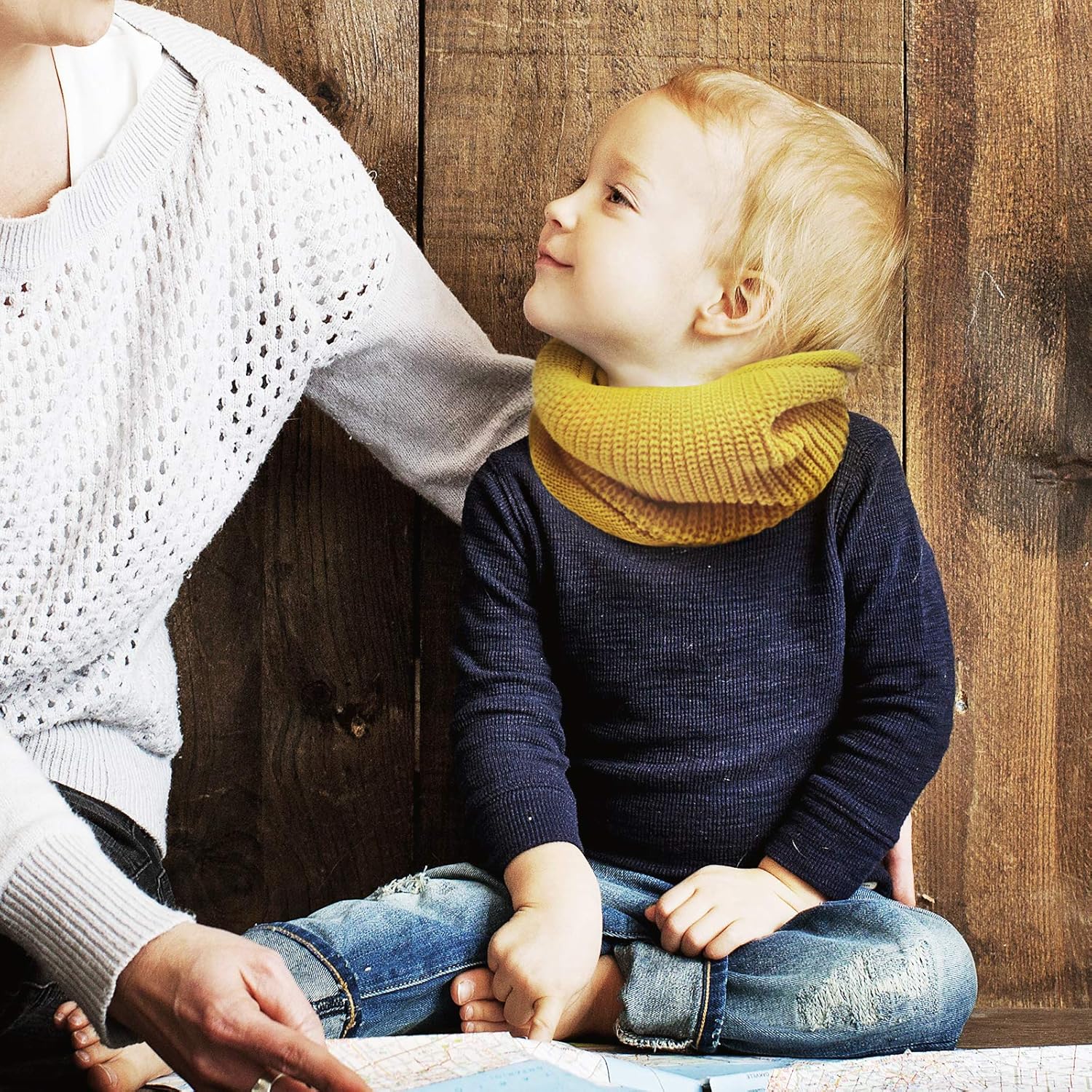 Winter Kids Scarf Cozy Fashionable for Kids