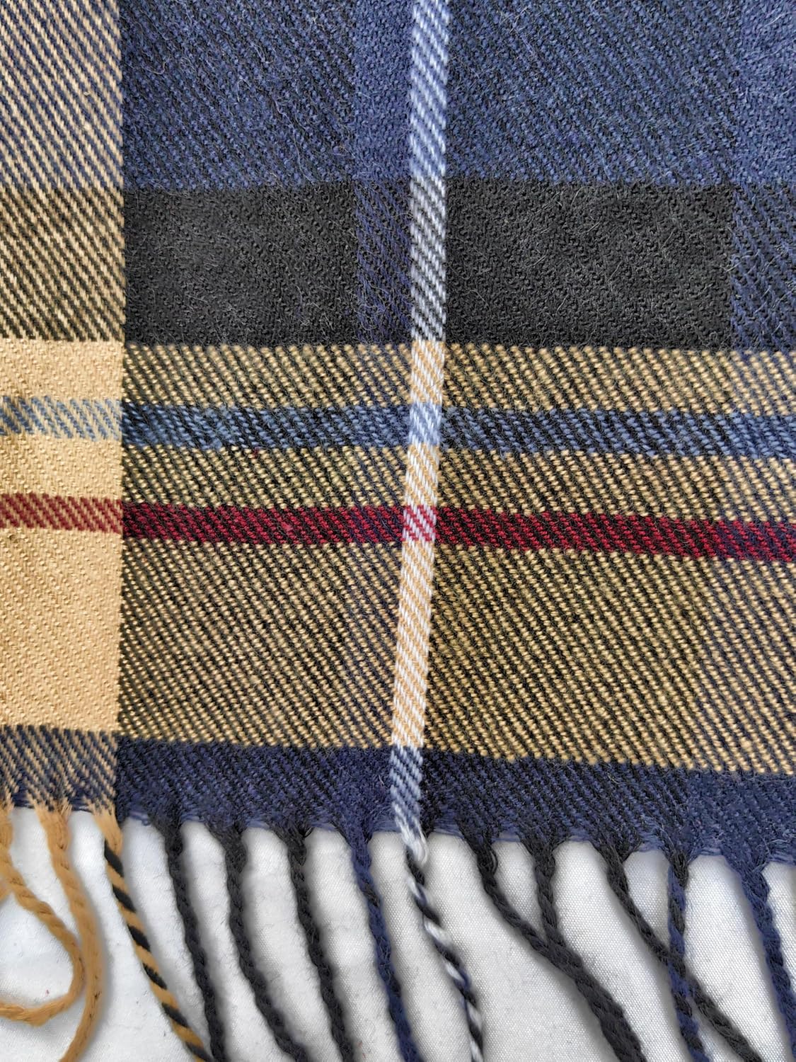 Warm stylish winter scarf for kids and parents